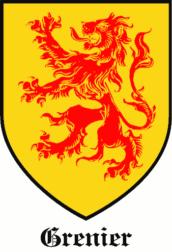 GRENIER family crest