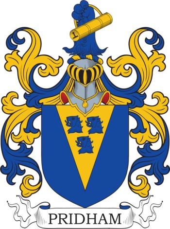 PRIDHAM family crest