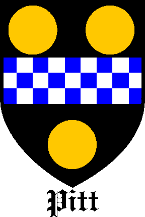 PITT family crest